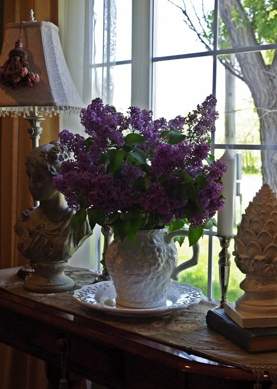 Happy To Design Lilacs in the Living Room